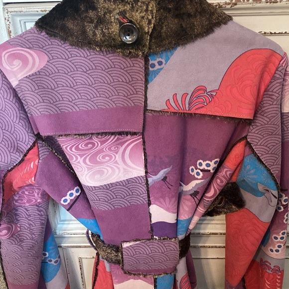 one of a kind custom Italy designer new condition beautiful colors jacket - Picture 6 of 8